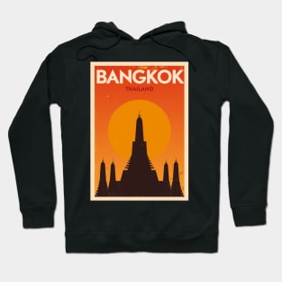 Bangkok Poster Design Hoodie